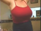Big tit teaser Dancing In way to small Tight Top